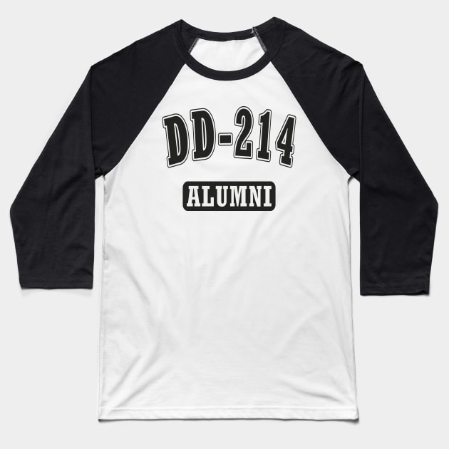 DD 214 Alumni Baseball T-Shirt by Etopix